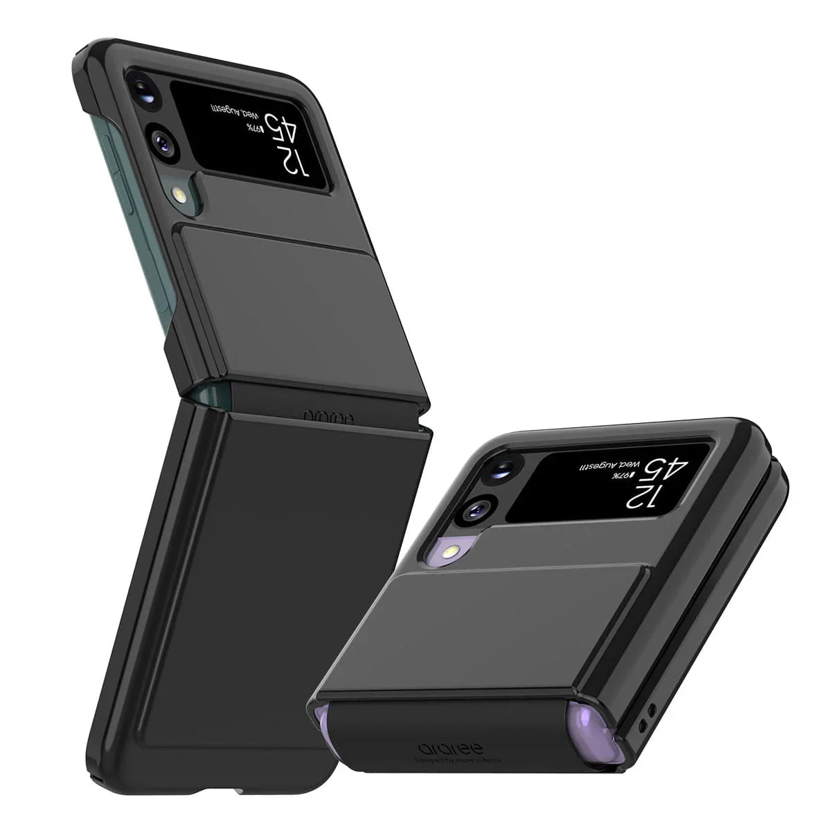Araree Aero Flex Series Case For Samsung Galaxy Z FliP 3 - Black - Tashqila Araree Aero Flex Series Case For Samsung Galaxy Z FliP 3 - Black - Tashqila